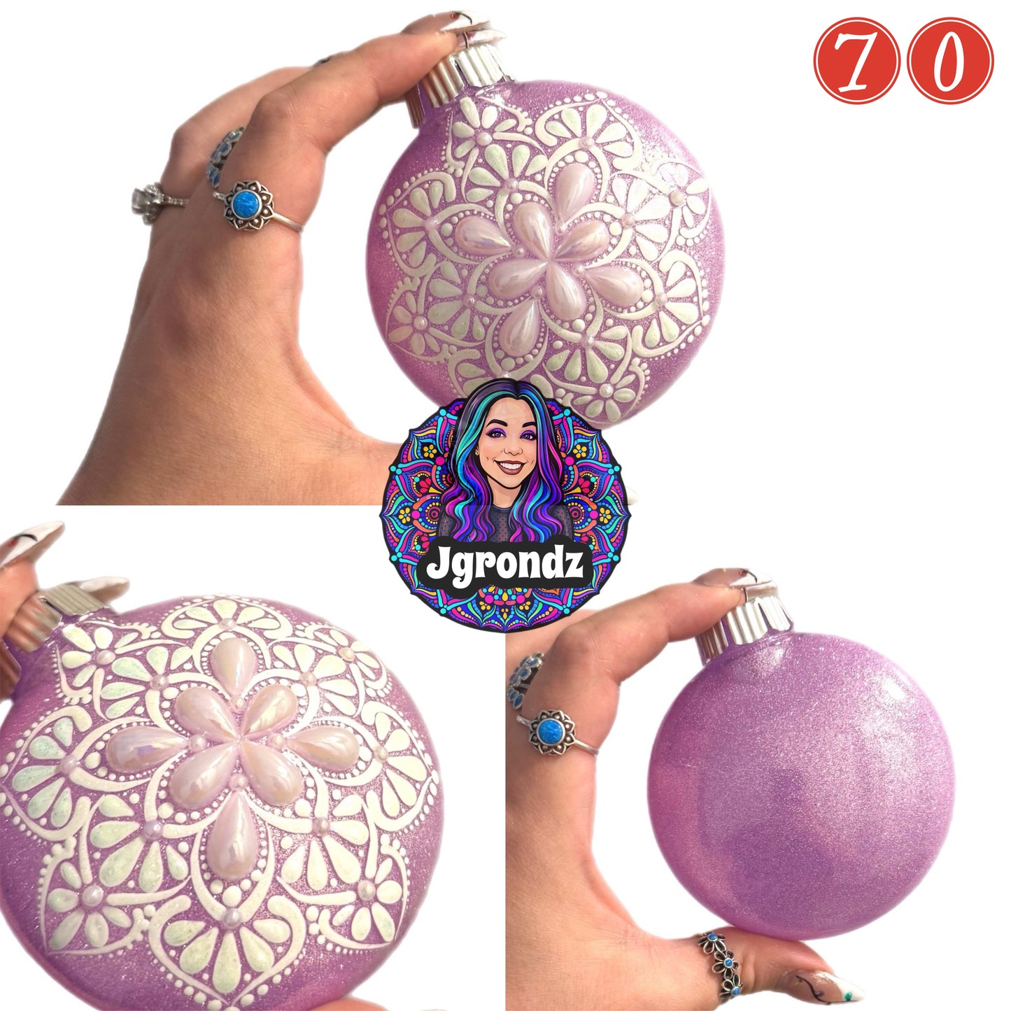 3” Mandala Ornament