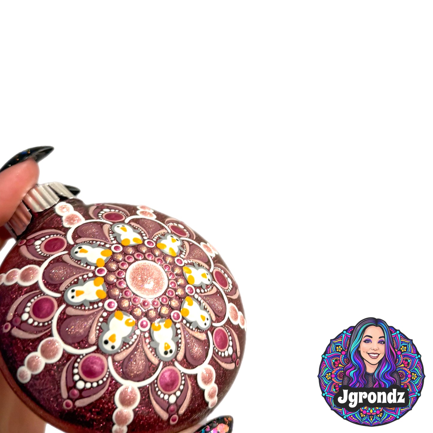 3” Penguin Mandala Ornament