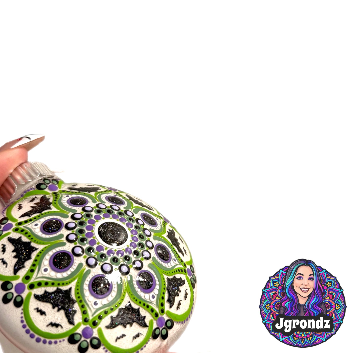 3”  Halloween Mandala Ornament