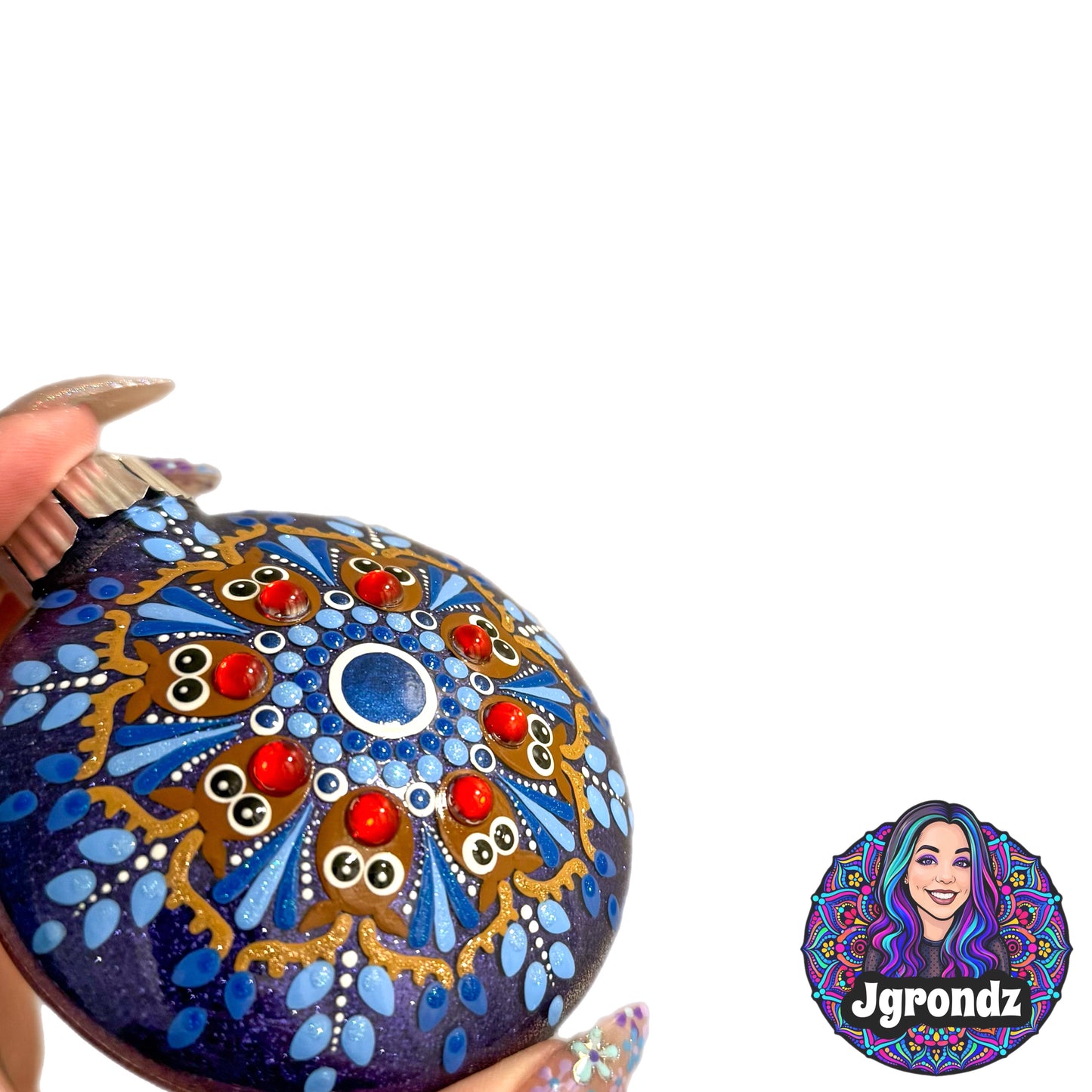 3” Reindeer Mandala Ornament