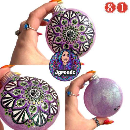 3” Halloween Mandala Ornament