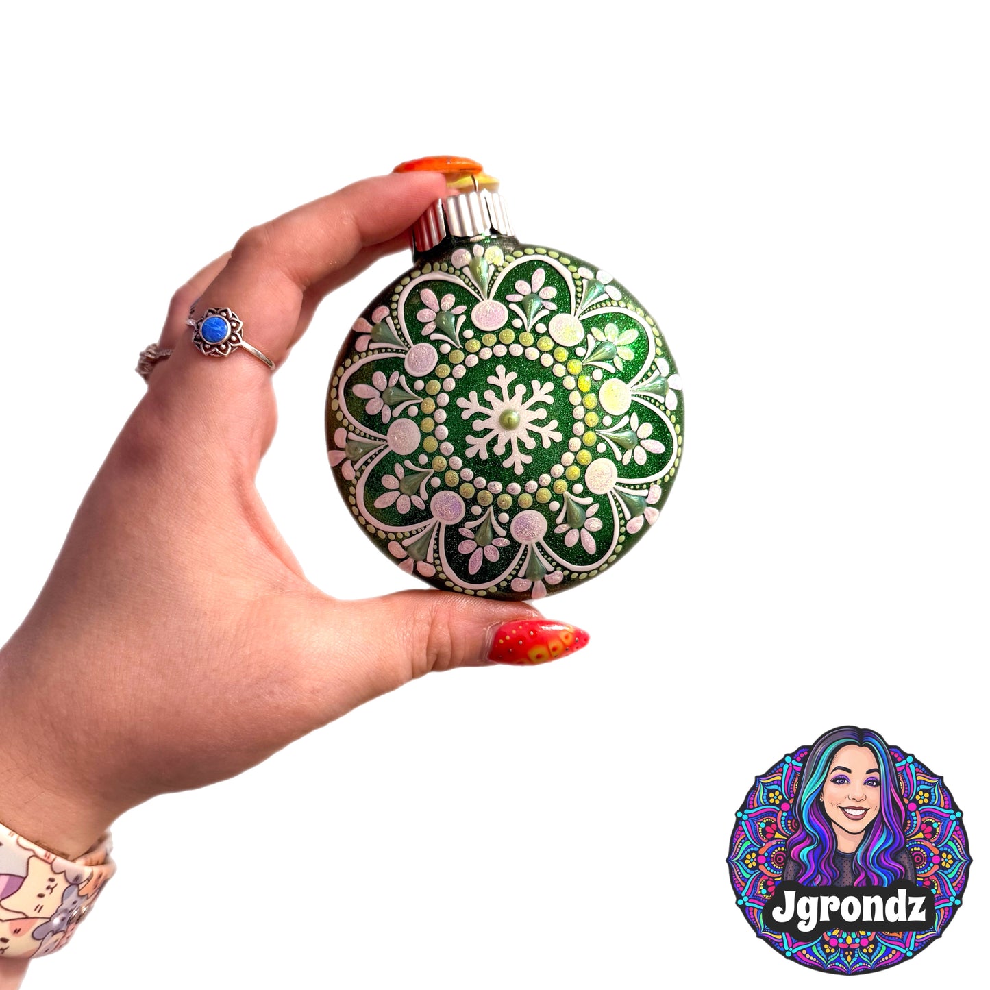 3” Snowflake Mandala Ornament