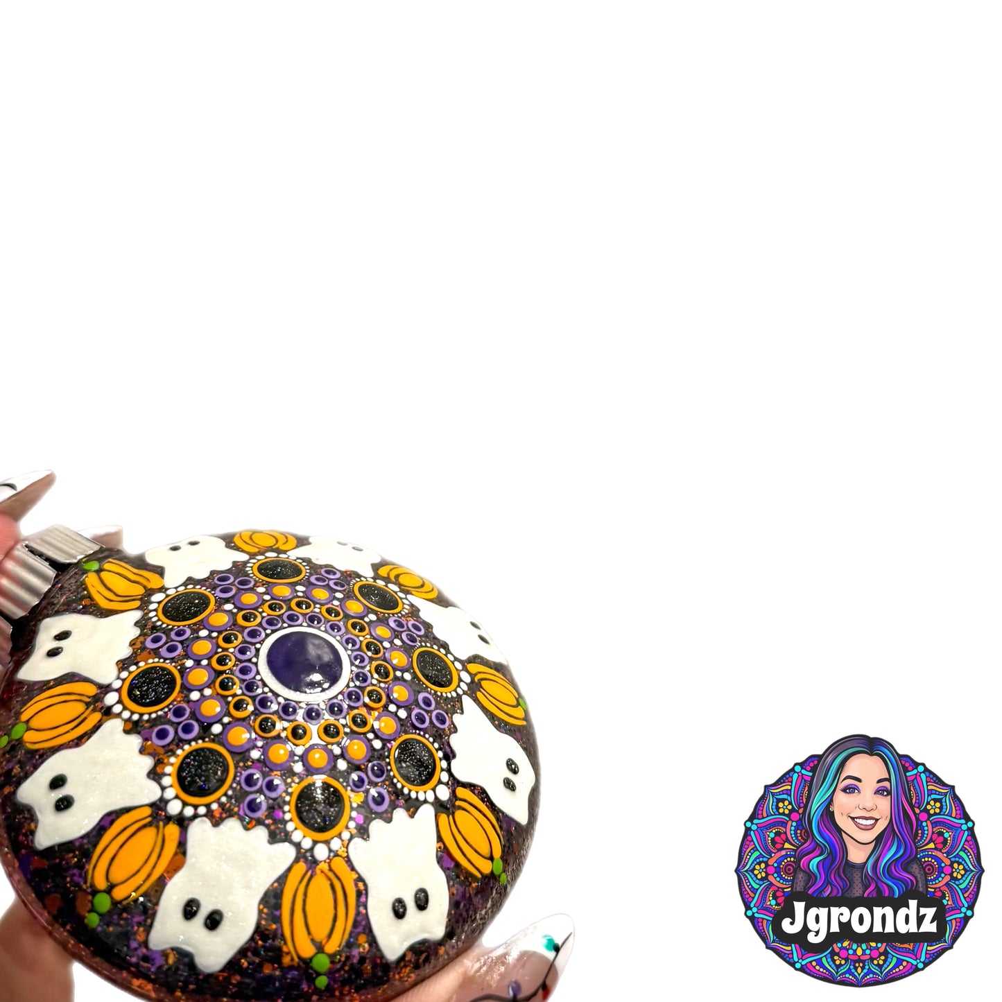 3” Halloween Mandala Ornament