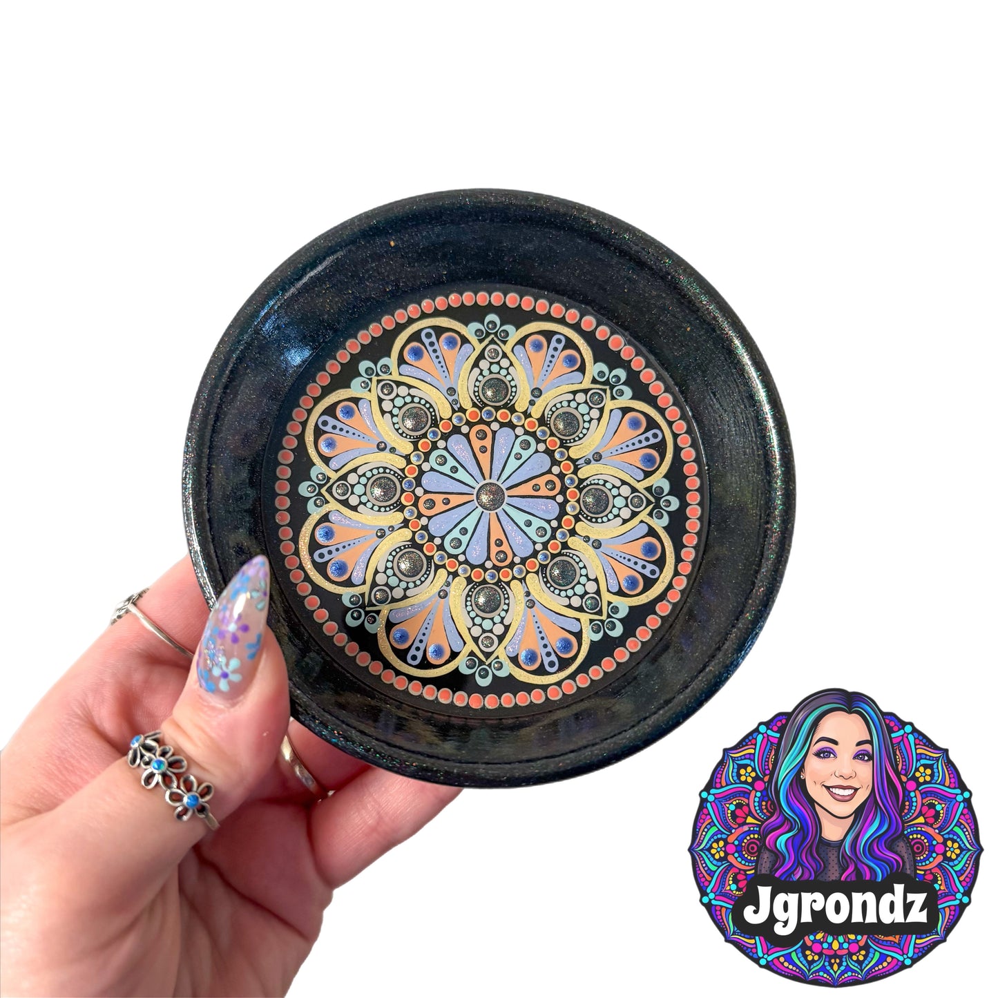 4” Mandala Trinket/Jewelry Dish