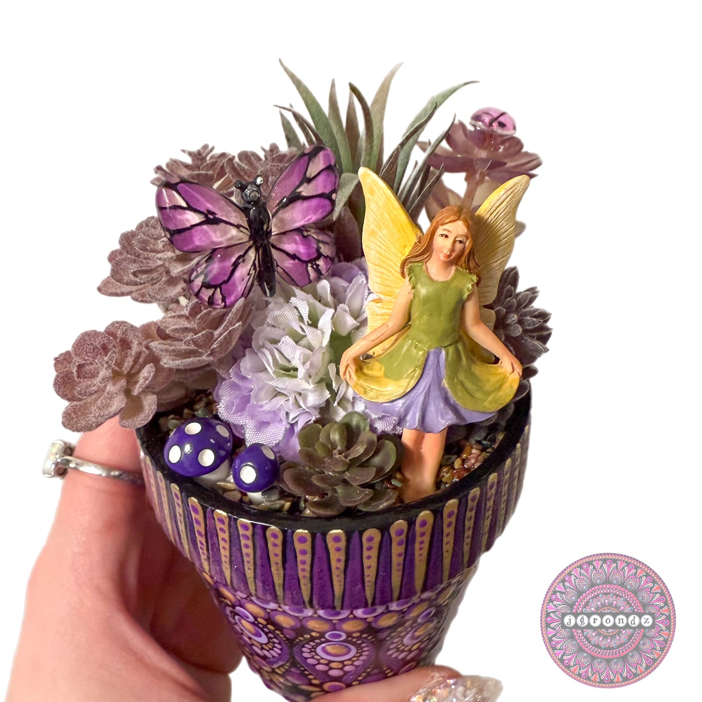 Fairy Mandala Pretty Pot