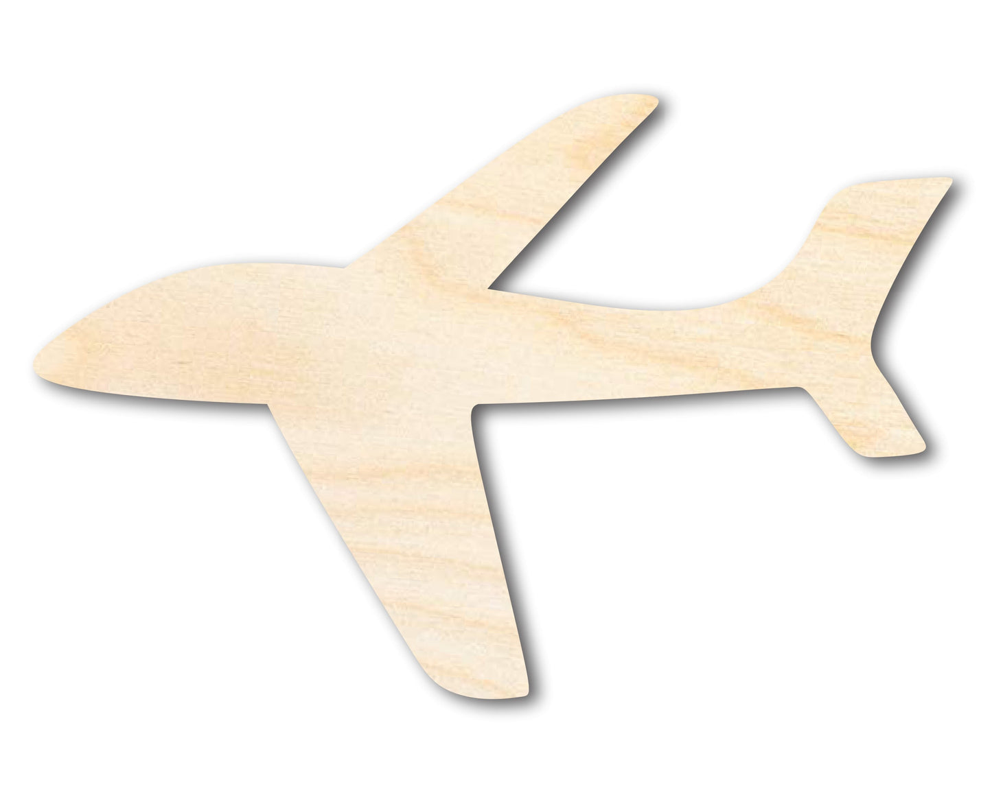 Unfinished Wood Airplane Shape | Craft Cutout | Up to 36"