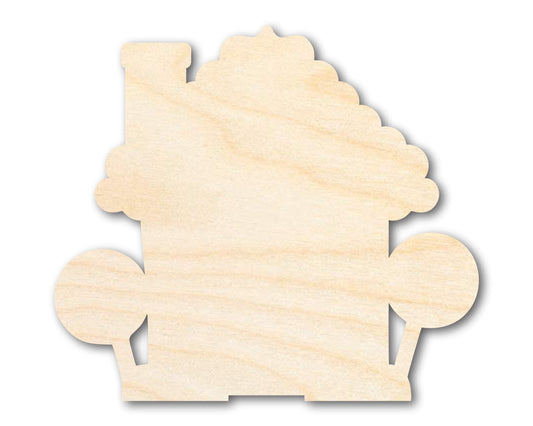 Unfinished Wood Gingerbread House Shape - Craft - up to 46"