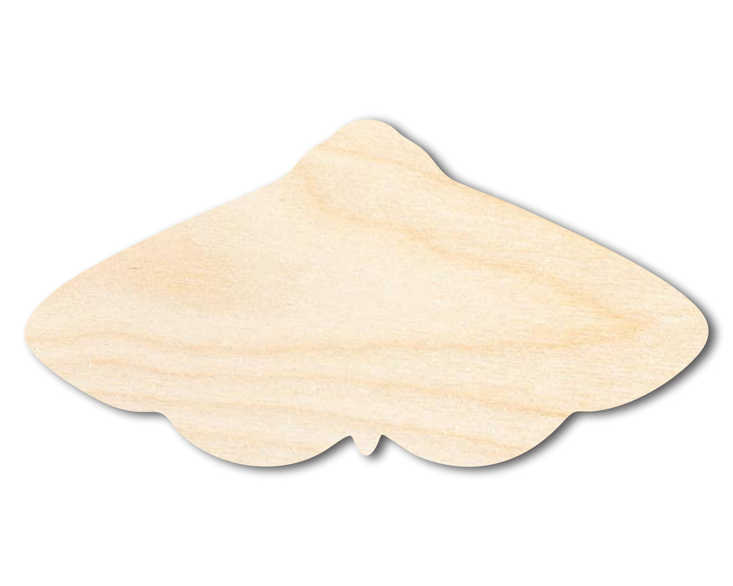 Unfinished Wood Moth Silhouette Shape - Craft - up to 46"