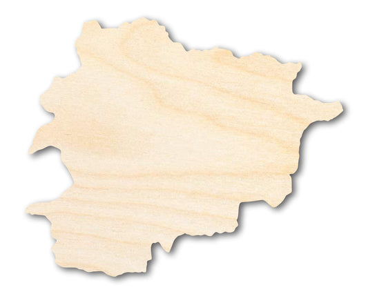 Unfinished Wood Andorra Shape - Country - Craft - up to 46" DIY