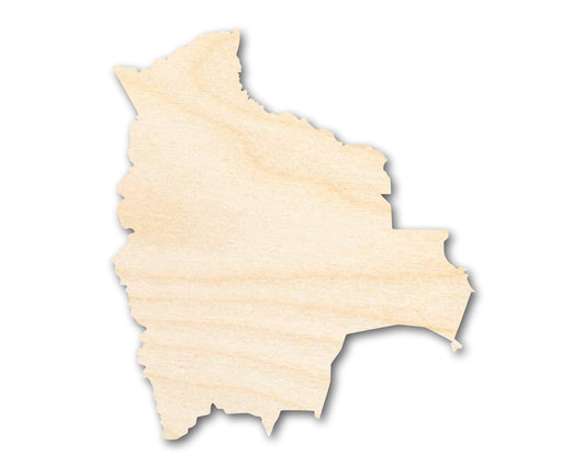 Unfinished Wood Bolivia Shape - Craft - up to 46"