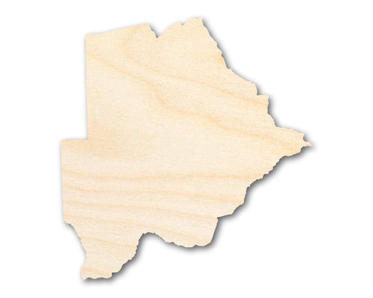 Unfinished Wood Botswana Shape - Craft - up to 46"