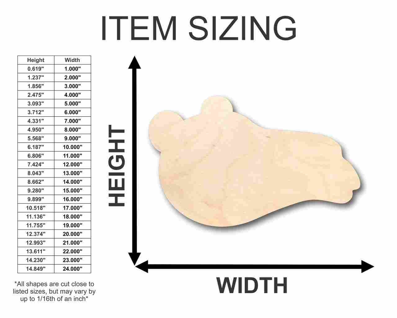 Unfinished Wood Camel Head Shape - Animal - Craft - up to 46" DIY