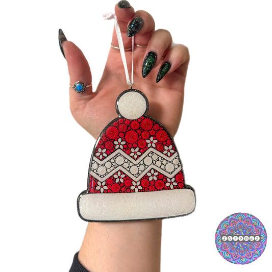 Winter Hat 4” Wood Ornament