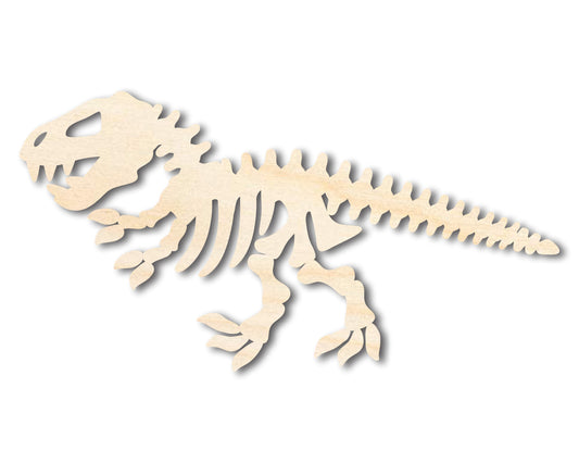 Unfinished Wood Dinosaur Skeleton Shape - Craft - up to 46" DIY