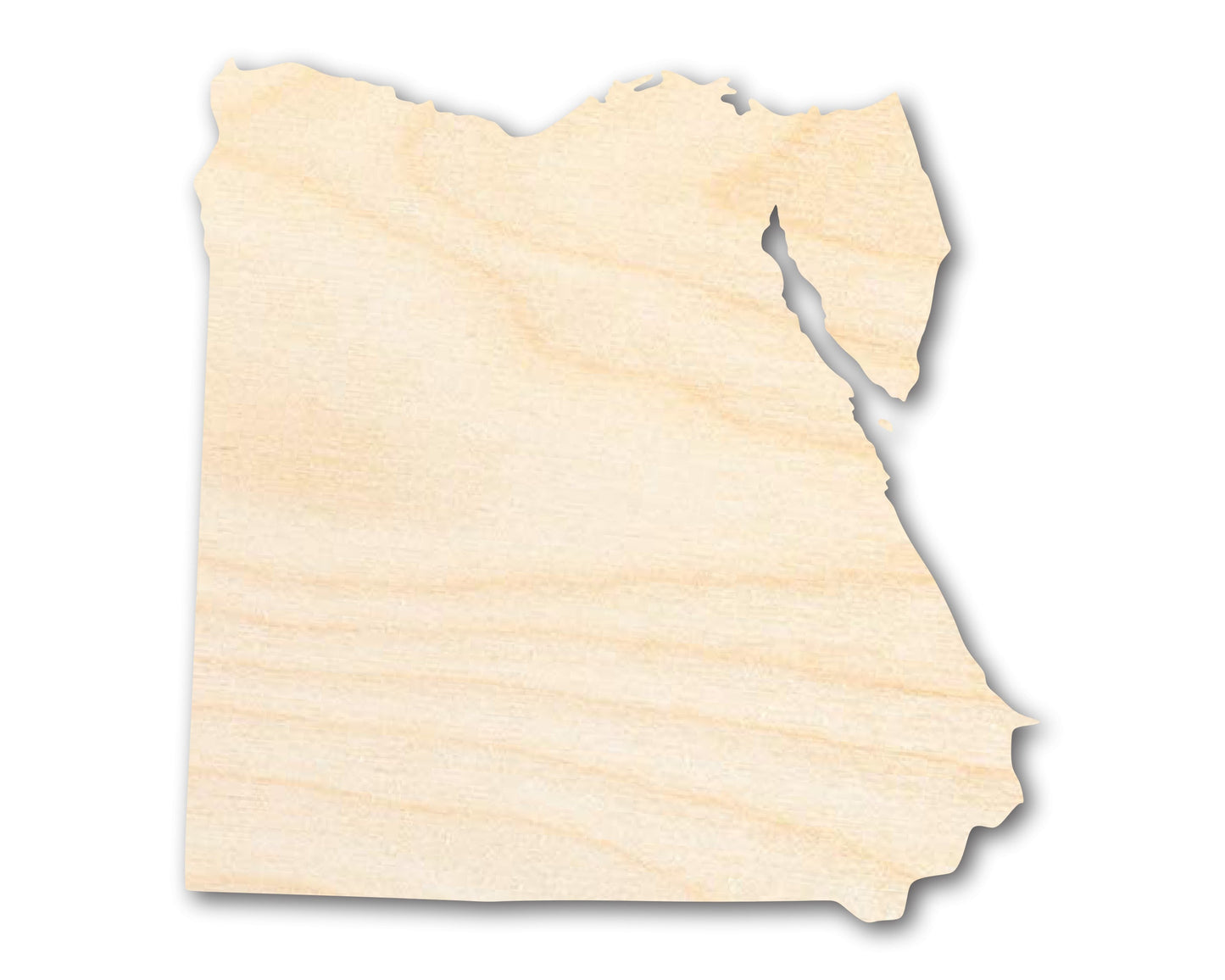 Unfinished Wood Egypt Shape - Craft - up to 46"