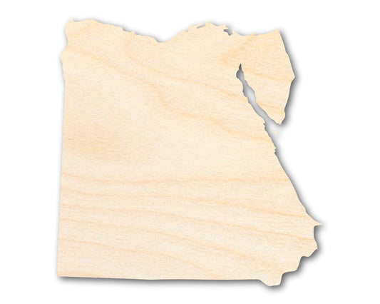 Unfinished Wood Egypt Shape - Craft - up to 46"