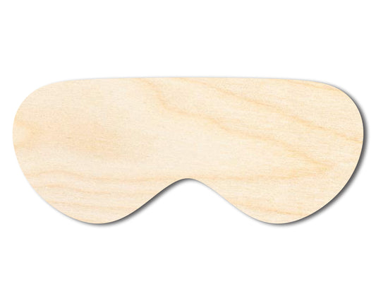 Unfinished Wood Goggles Shape - Craft - up to 46"