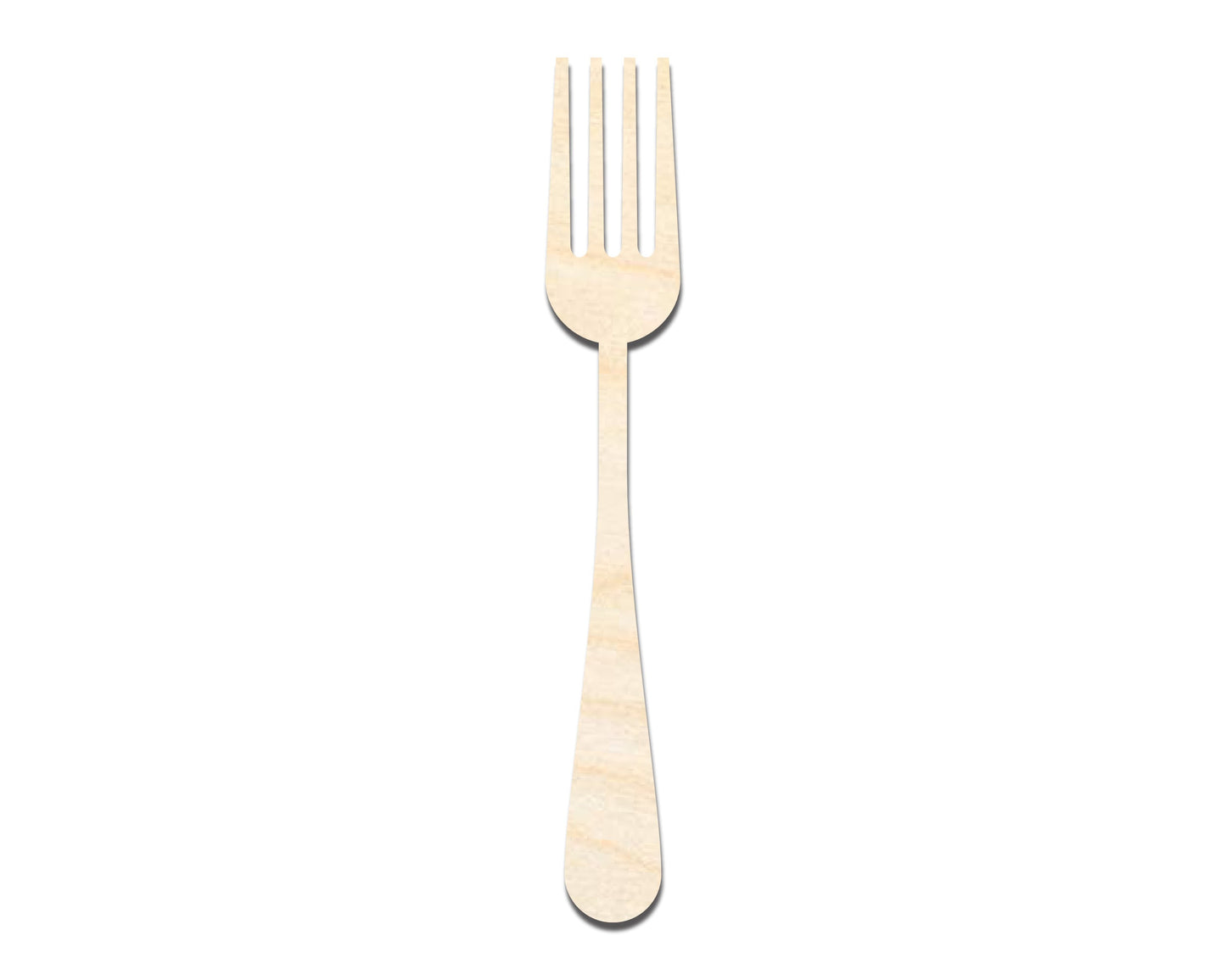 Unfinished Wood Fork Shape - Craft - up to 46" DIY