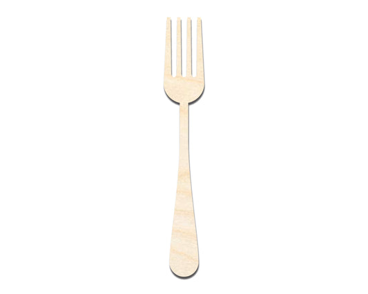 Unfinished Wood Fork Shape - Craft - up to 46" DIY