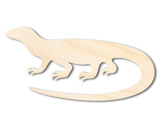 Unfinished Wood Komodo Dragon Shape - Craft - up to 46" DIY