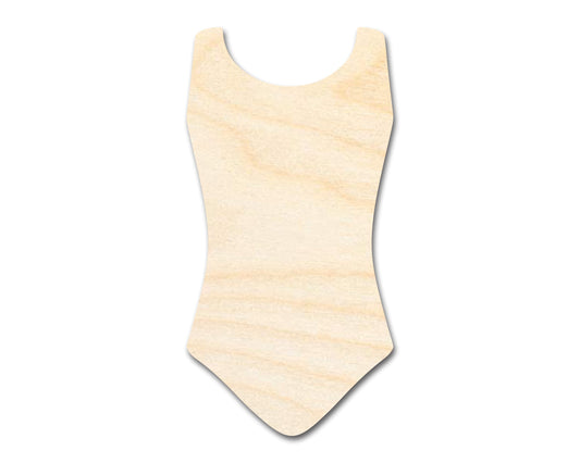 Unfinished Wood Swimsuit Shape | Craft Cutout | up to 46" DIY