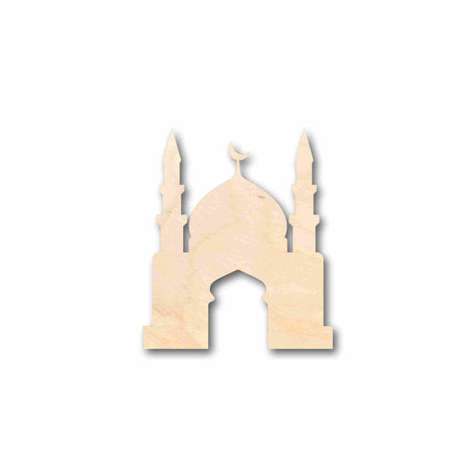 Unfinished Wood Mosque Silhouette - Craft- up to 46" DIY