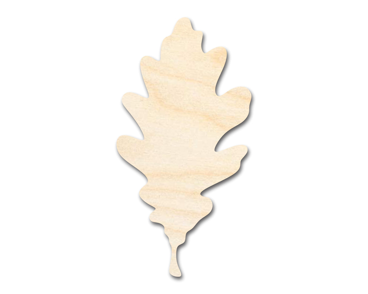 Unfinished Wood Oak Leaf Shape - Fall - Craft - up to 46" DIY