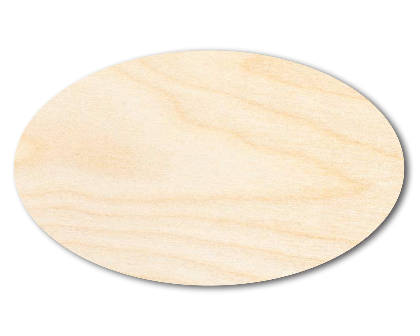 Unfinished Wood Oval Shape - Craft - up to 46" DIY