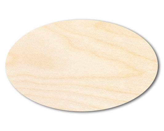 Unfinished Wood Oval Shape - Craft - up to 46" DIY