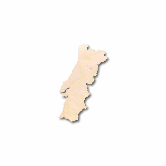 Unfinished Wood Portugal Silhouette - Craft- up to 46" DIY