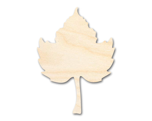 Unfinished Wood Pumpkin Leaf Shape - Fall - Craft - up to 46" DIY