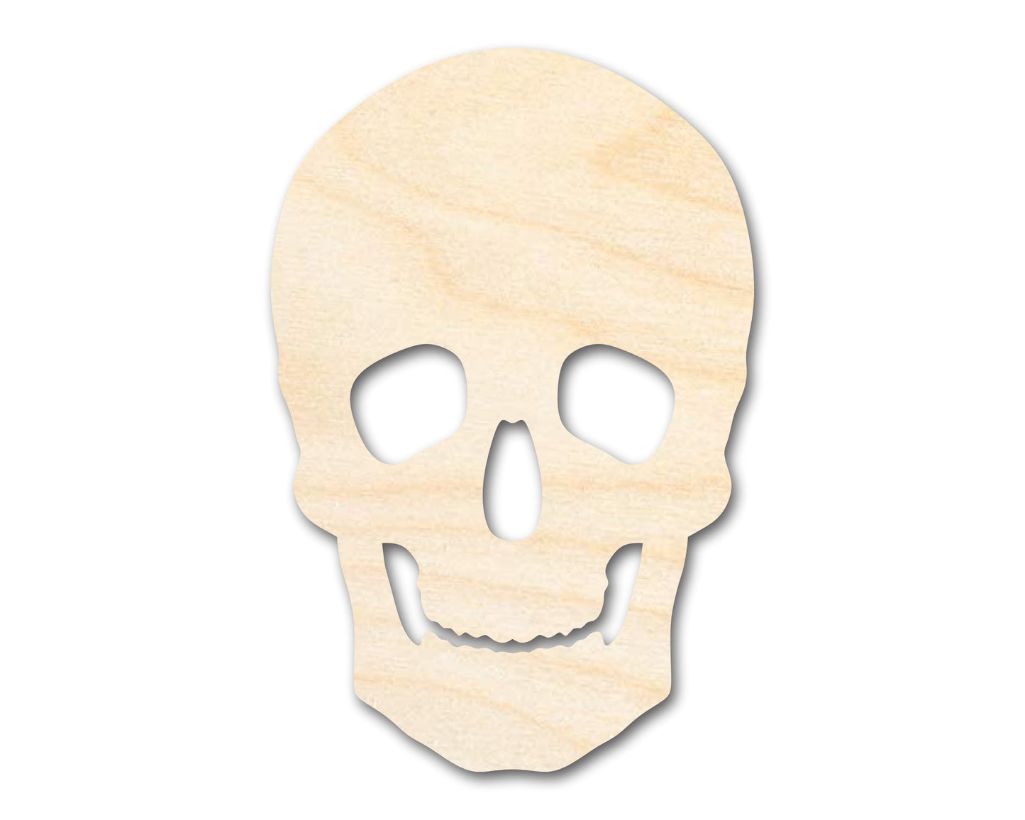 Unfinished Wood Skull Shape - Halloween - Spooky - Craft - up to 46" DIY