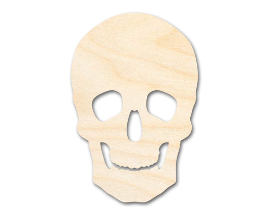 Unfinished Wood Skull Shape - Halloween - Spooky - Craft - up to 46" DIY