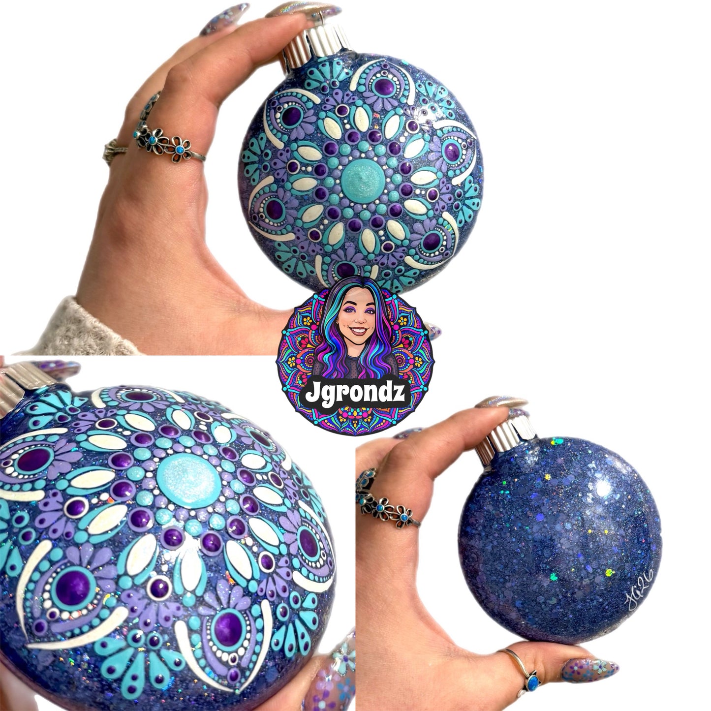3” Mandala Ornament