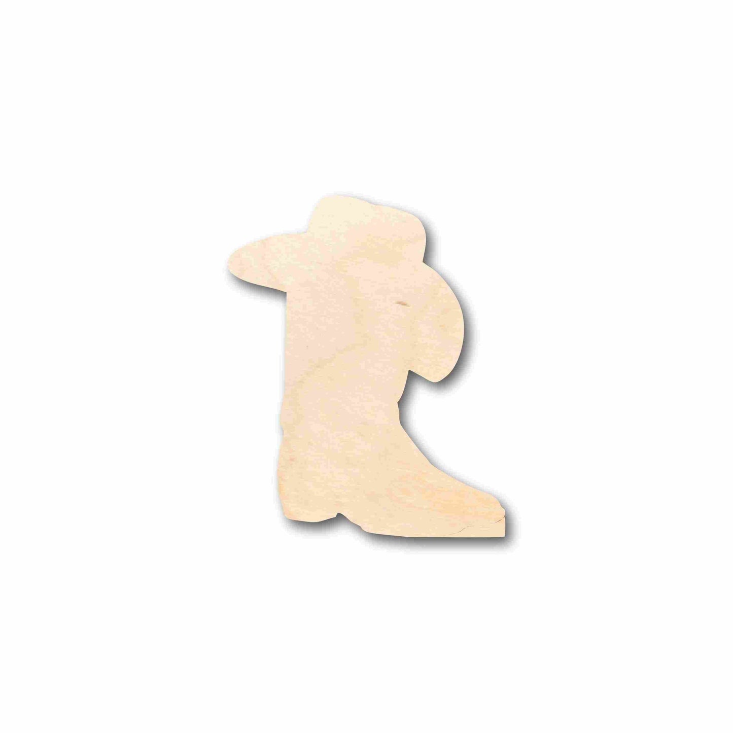 Unfinished Wood Boot Silhouette - Craft- up to 46" DIY