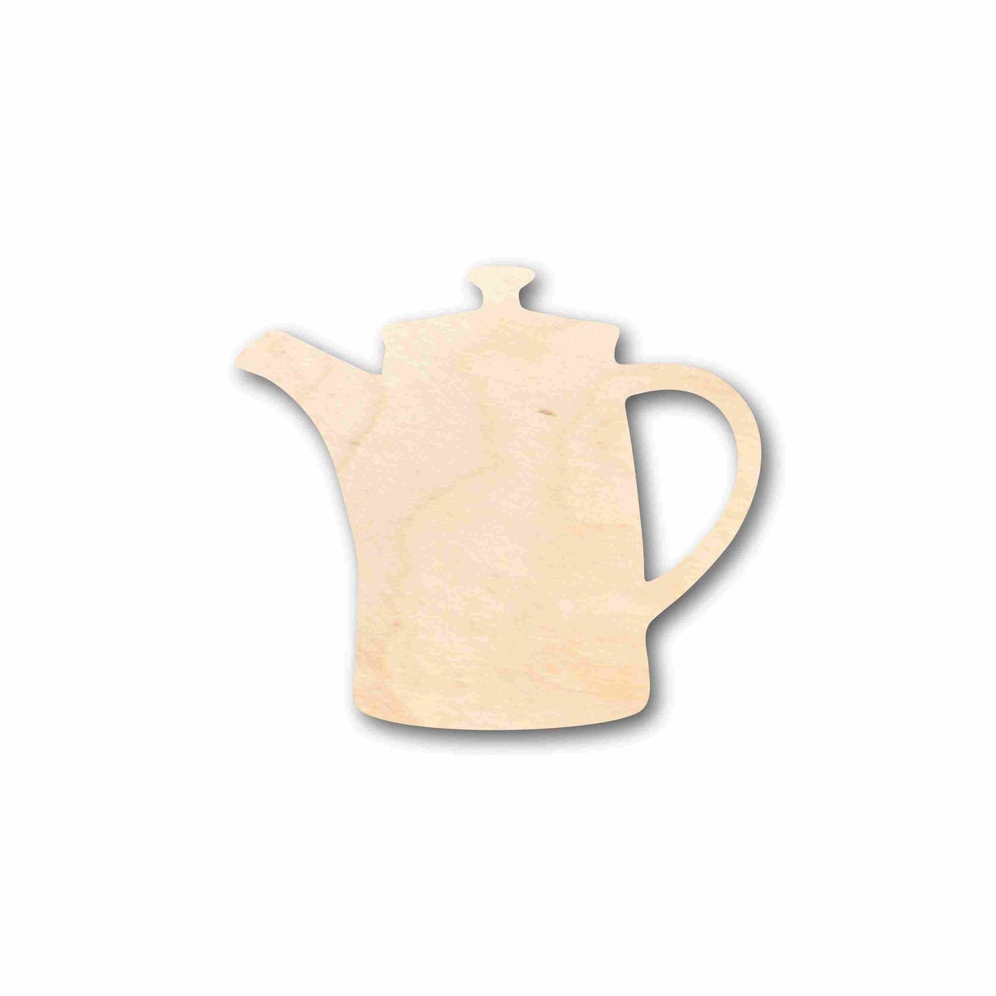 Unfinished Wood Coffee Pot Silhouette - Craft- up to 46" DIY