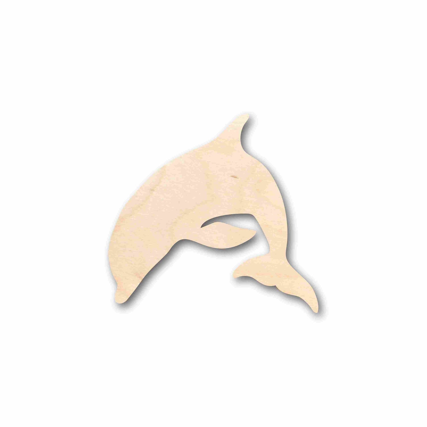 Unfinished Wood Dolphin Silhouette - Craft- up to 46" DIY