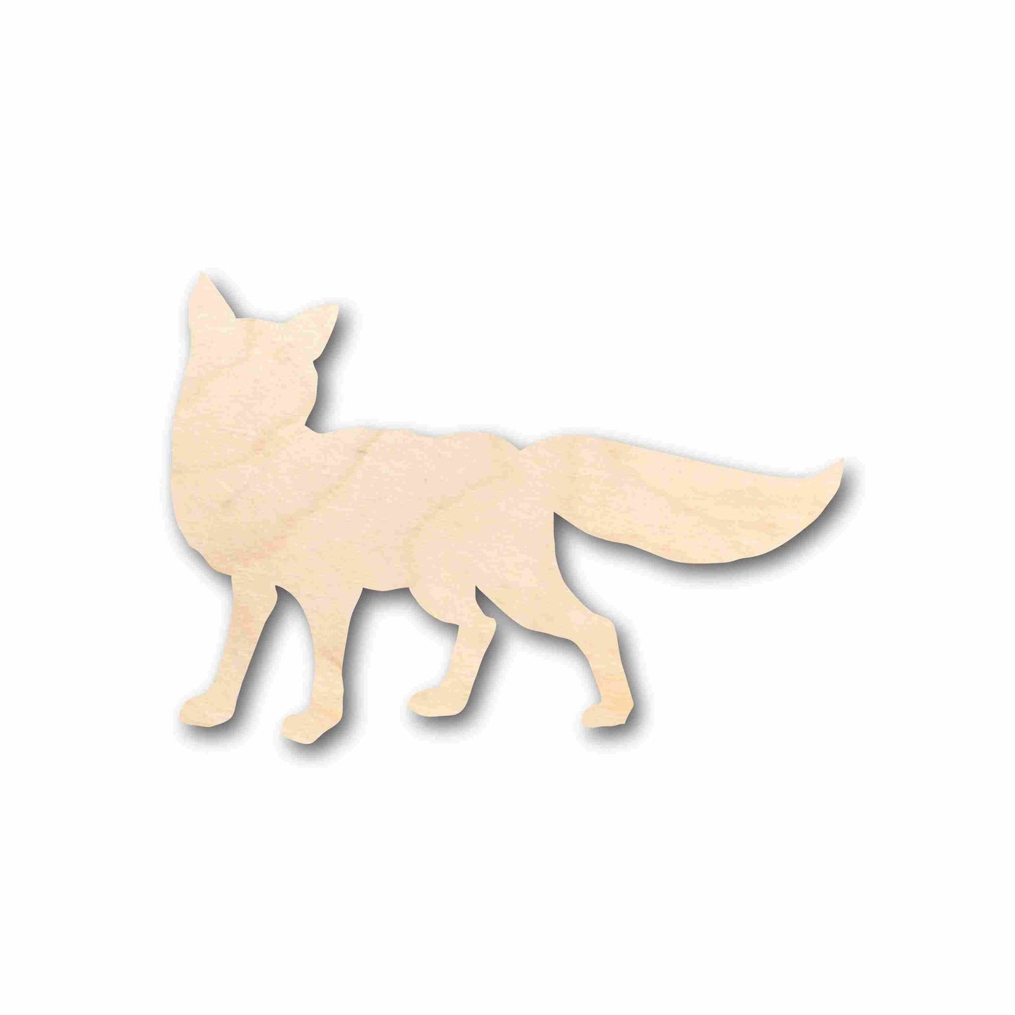 Unfinished Wood Fox Silhouette - Craft- up to 46" DIY