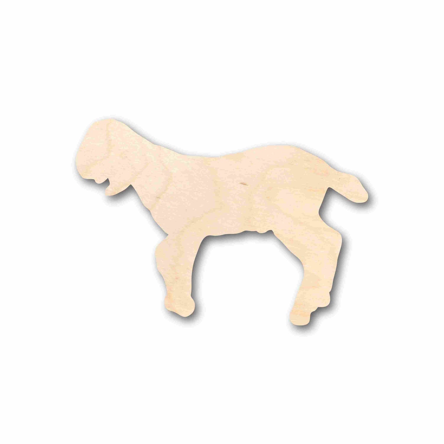 Unfinished Wood Goat Silhouette - Craft- up to 46" DIY