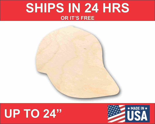 Unfinished Wood Hat Silhouette - Craft- up to 46" DIY