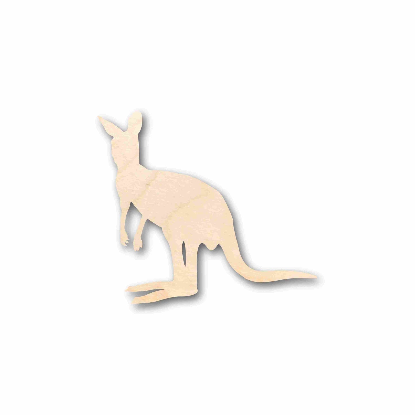 Unfinished Wood Kangaroo Silhouette - Craft- up to 46" DIY