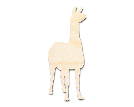 Unfinished Wood Alpaca Shape - Craft - up to 46" DIY