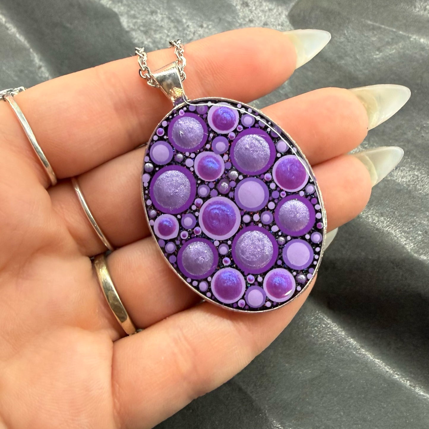 Mandala Pendants (with chain)