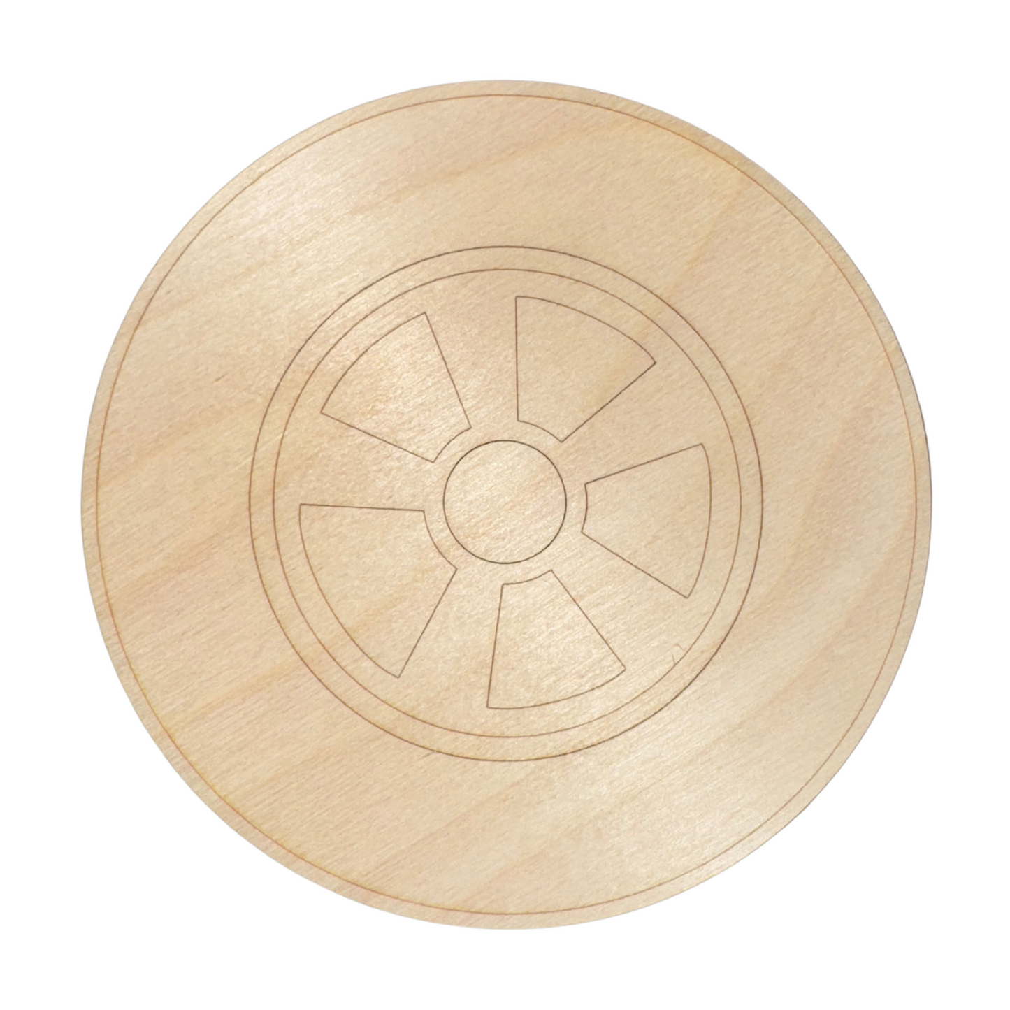 Unfinished Wood Etched Tire Shape | Paint By Line Crafts | up to 30" DIY