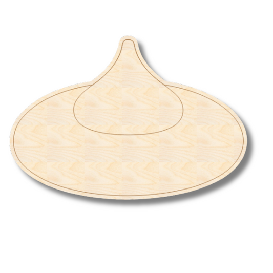 Unfinished Wood Etched Peanut Butter Cookie Shape | Paint By Line Crafts | up to 30" DIY