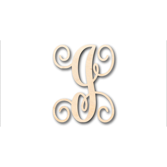 Unfinished Wood Monogram I Shape - Craft - up to 46" DIY