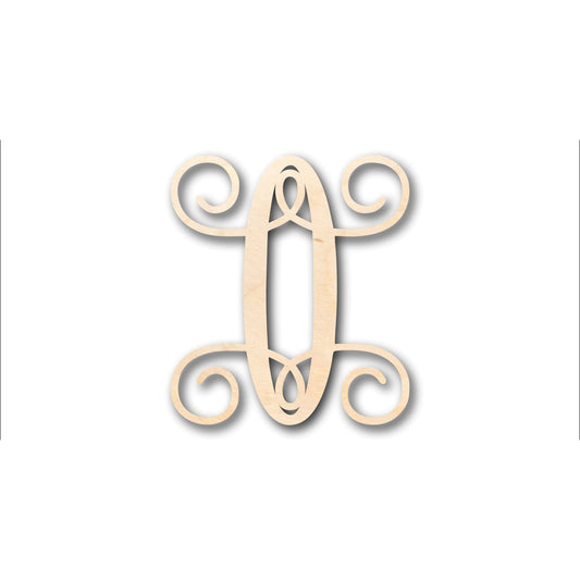 Unfinished Wood Monogram O Shape - Craft - up to 46" DIY