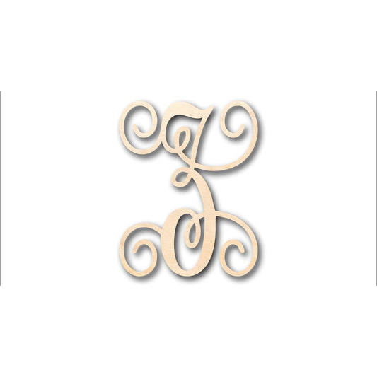 Unfinished Wood Monogram Z Shape - Craft - up to 46" DIY
