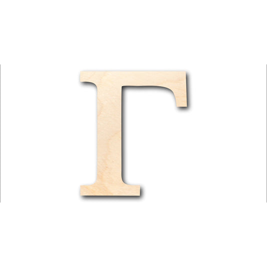 Unfinished Wood Bold Gamma Shape - Craft - up to 46" DIY