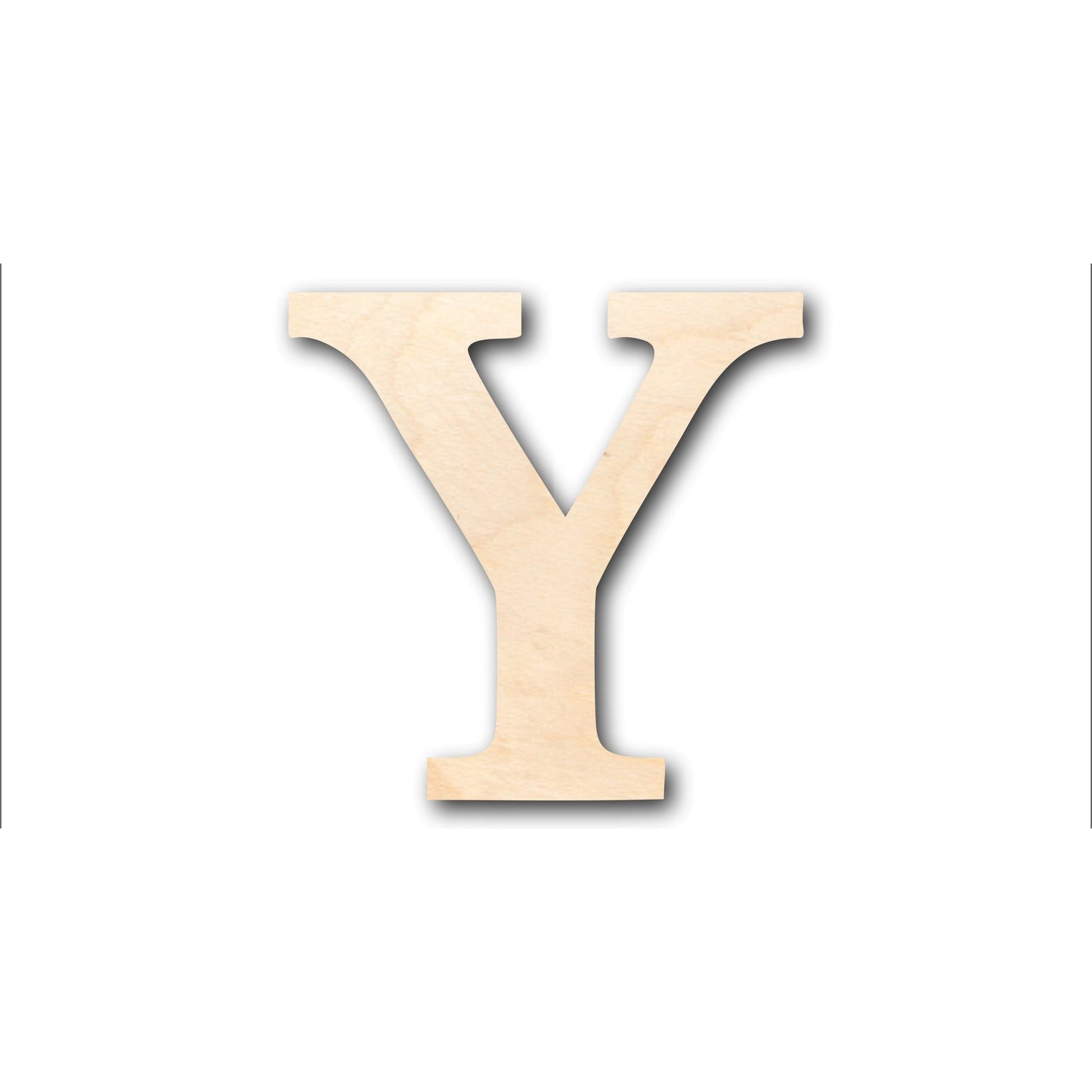 Unfinished Wood Bold Upsilon Shape - Craft - up to 46" DIY